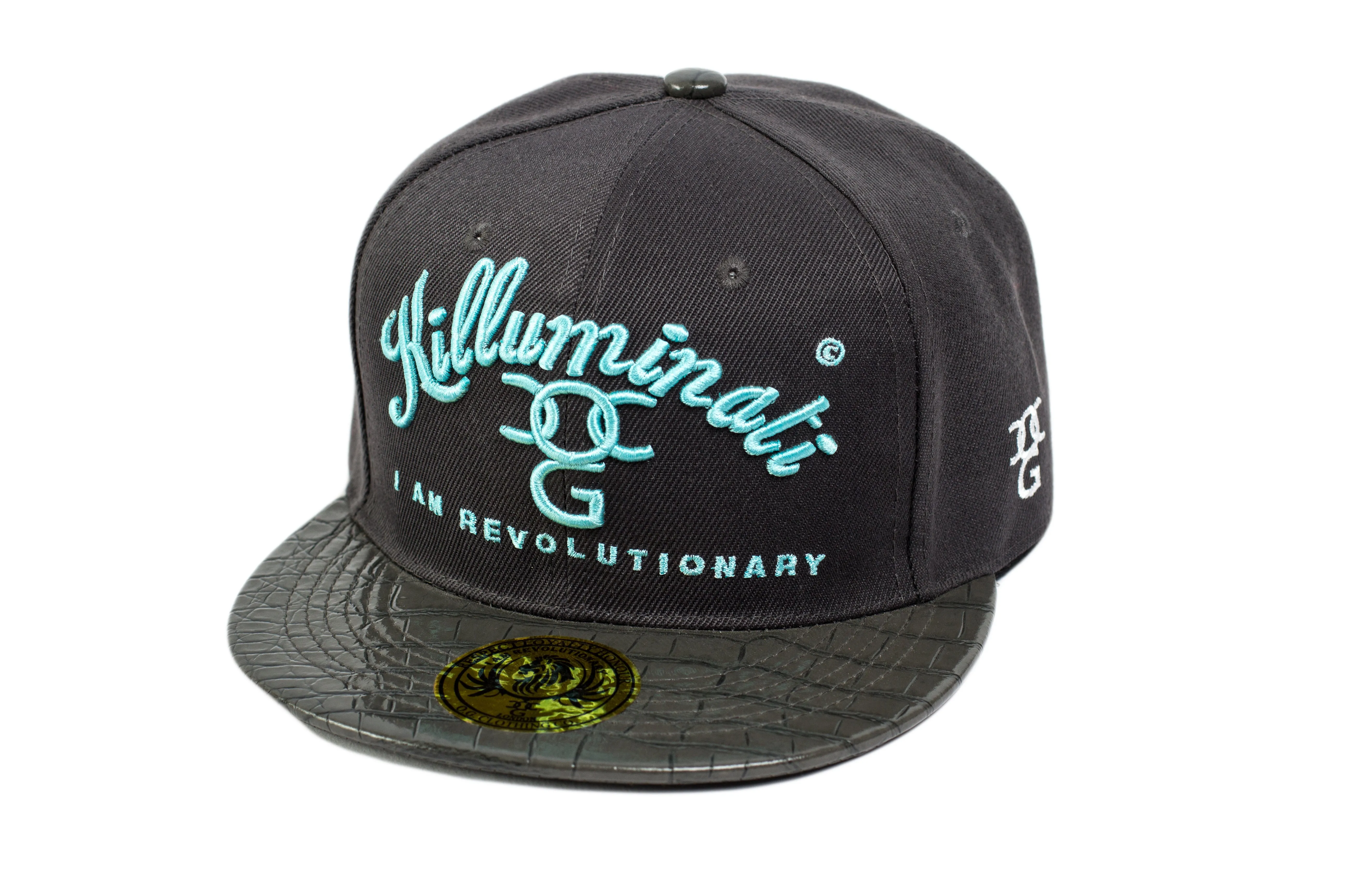 2pac Killuminati I Am Revolutionary Grey / Blue Snakeskin Peak