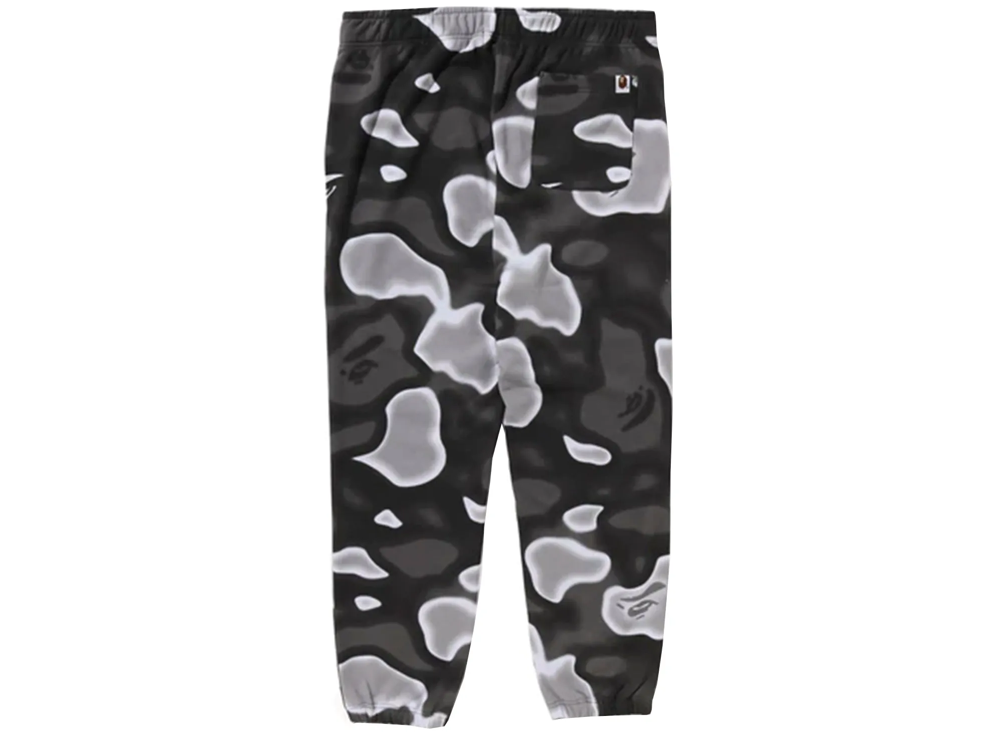 A Bathing Ape Liquid Camo Bape Sta Sweatpants in Black