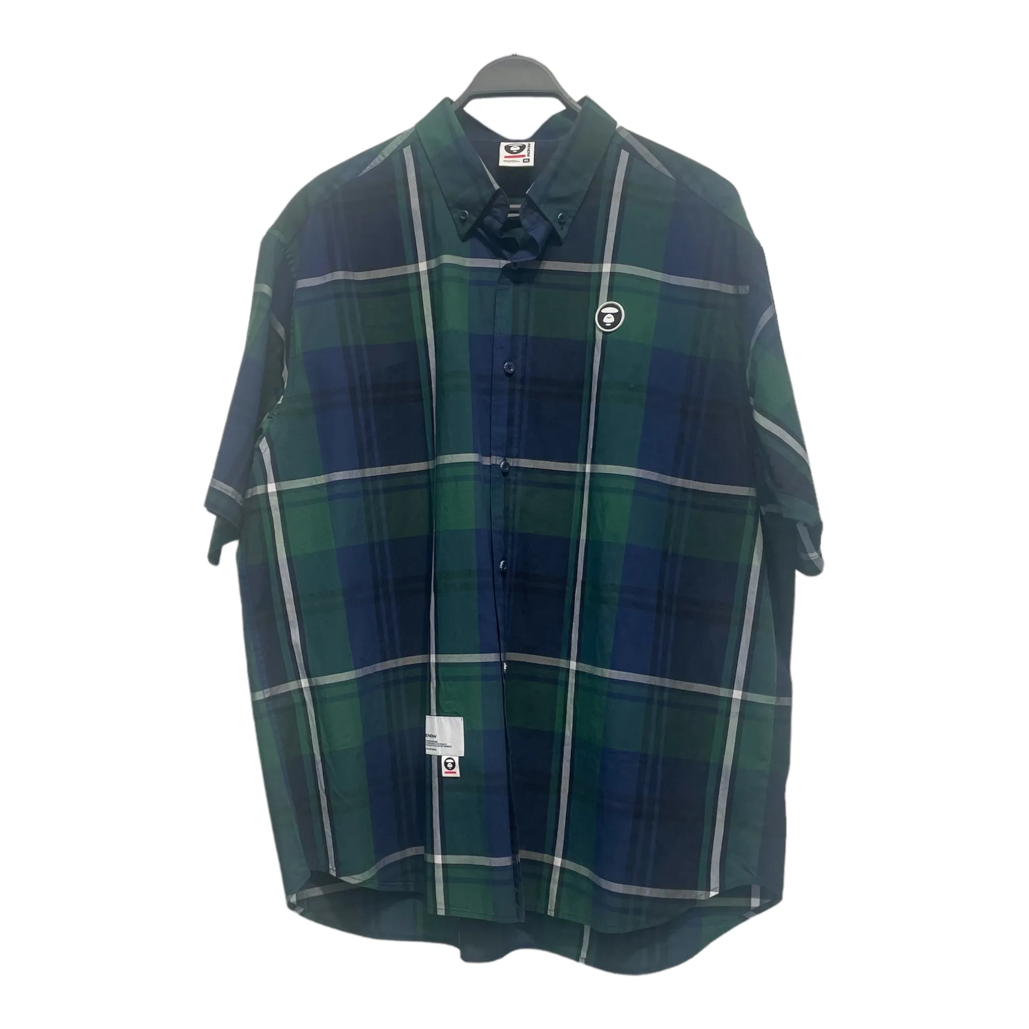 AAPE BY A BATHING APE/SS Shirt/XL/Cotton/MLT/Plaid/