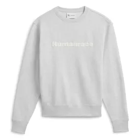 Adidas Originals Unisex PW Pharrell Williams Humanrace Basics Crew Light Grey HS4833