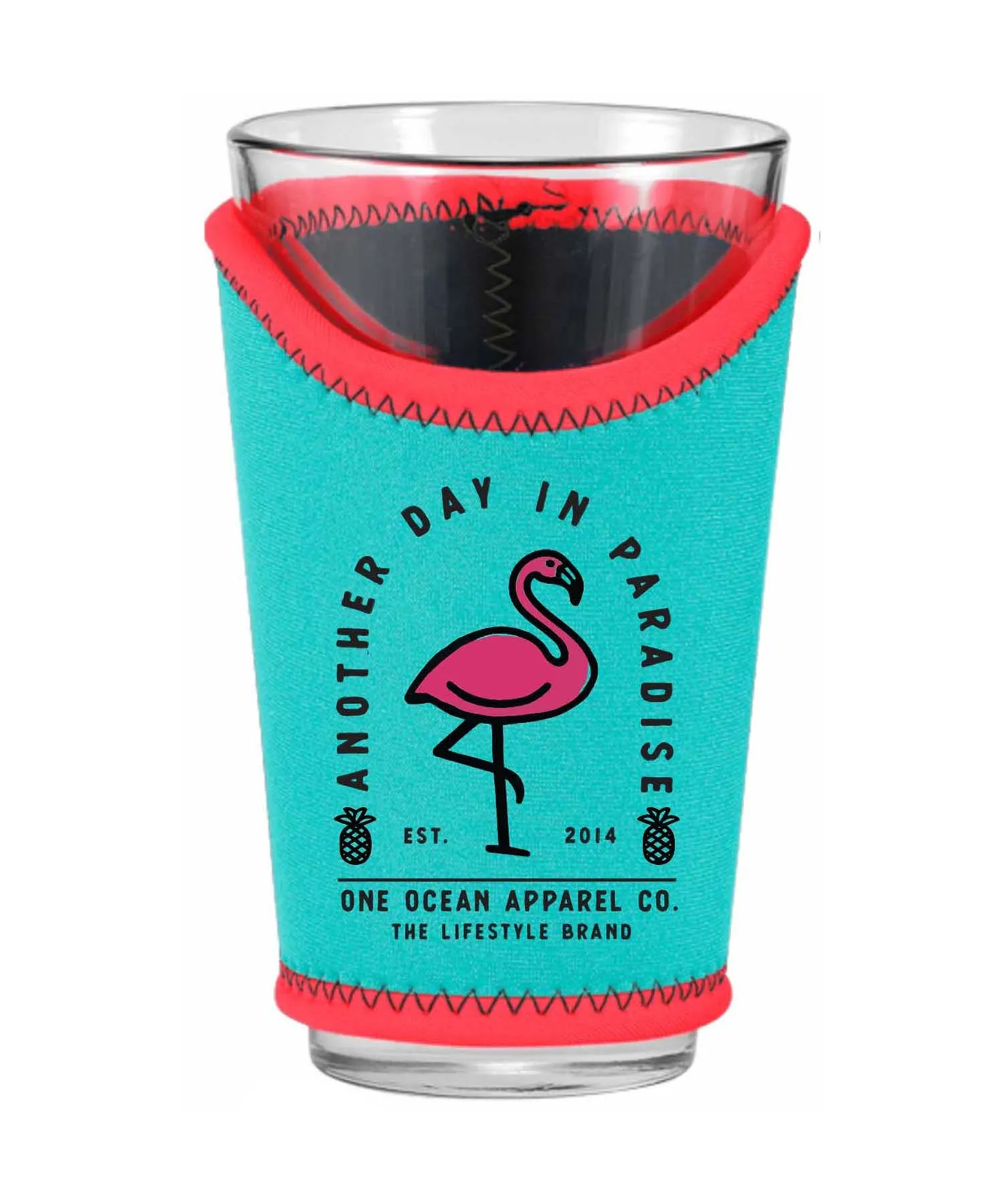 Another Day In Paradise Pint Glass Koozies