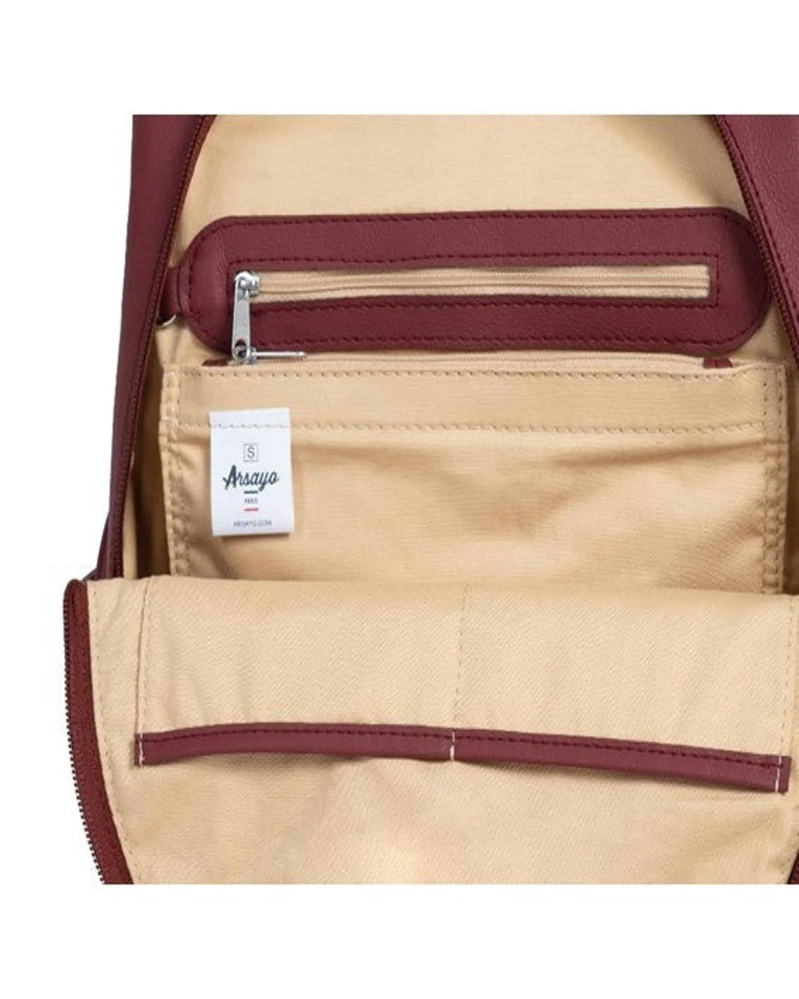 ARSAYO The Mela backpack (AppleSkin™) | Red