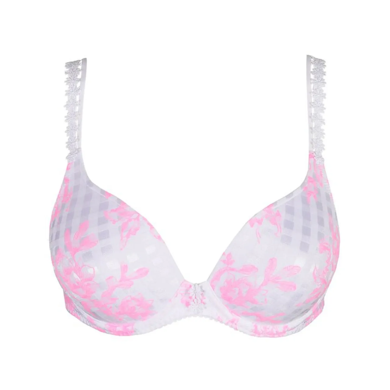 Avero Tiny Heart Shape Padded Bra in Love Blossom