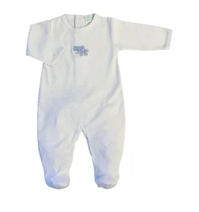 Baby Boy's "Elephant Collection" Pima Cotton Footie