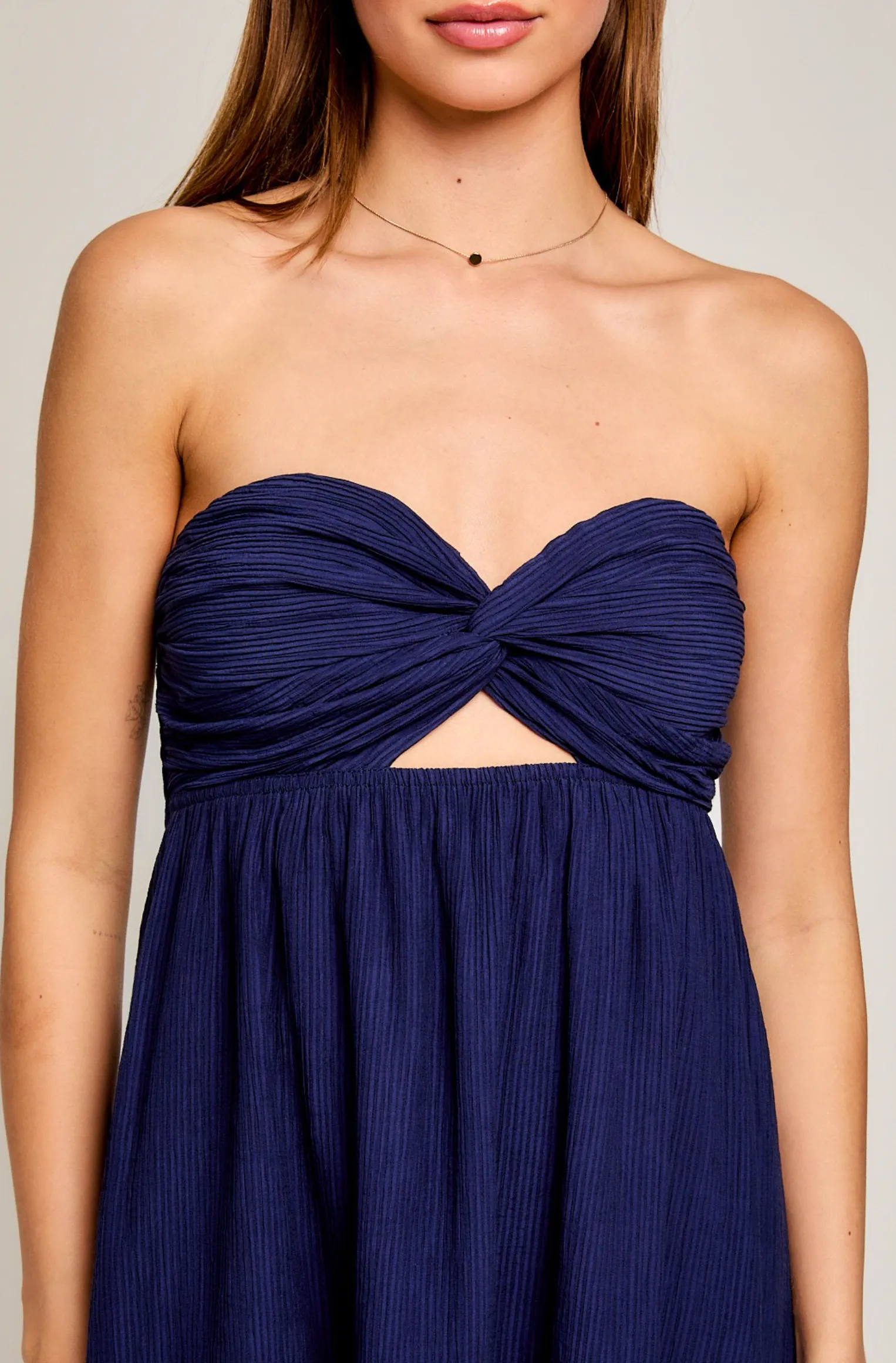 Be Real Strapless Mini Dress