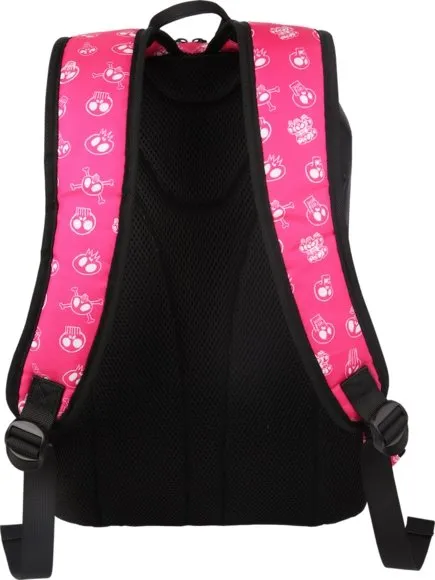 Bestlife Campus Skulls Laptop Backpack for 15,6" | Pink