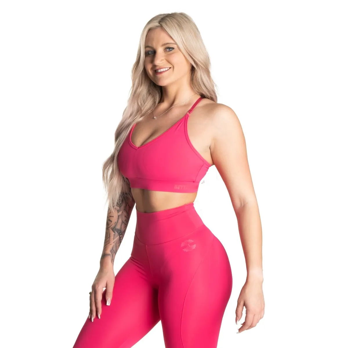 Better Bodies High Line Short Top - Hot Pink