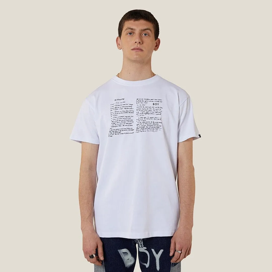 BIOGRAPHY GRAPHIC T-SHIRT - WHITE