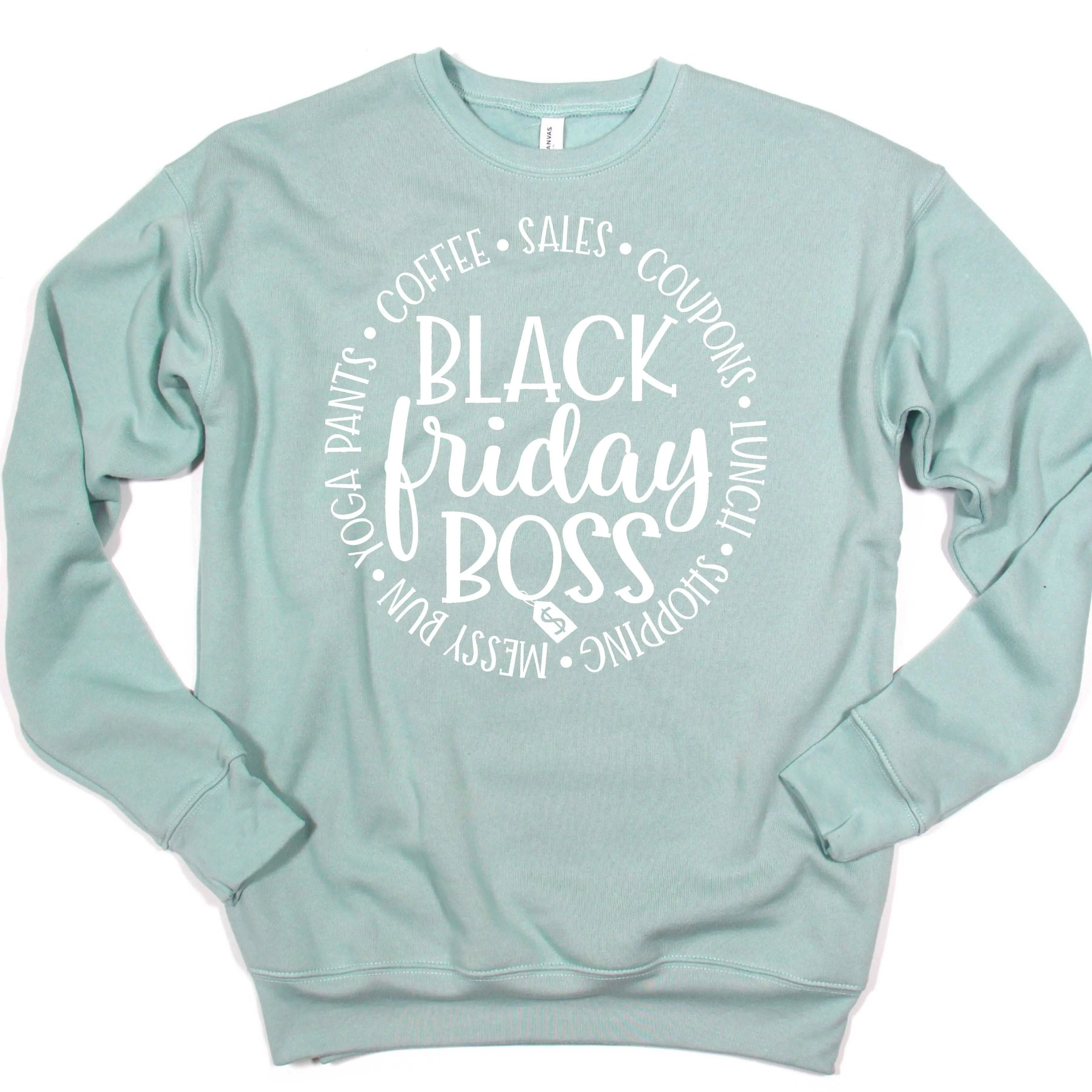 Black Friday Boss - Heather Dusty Blue