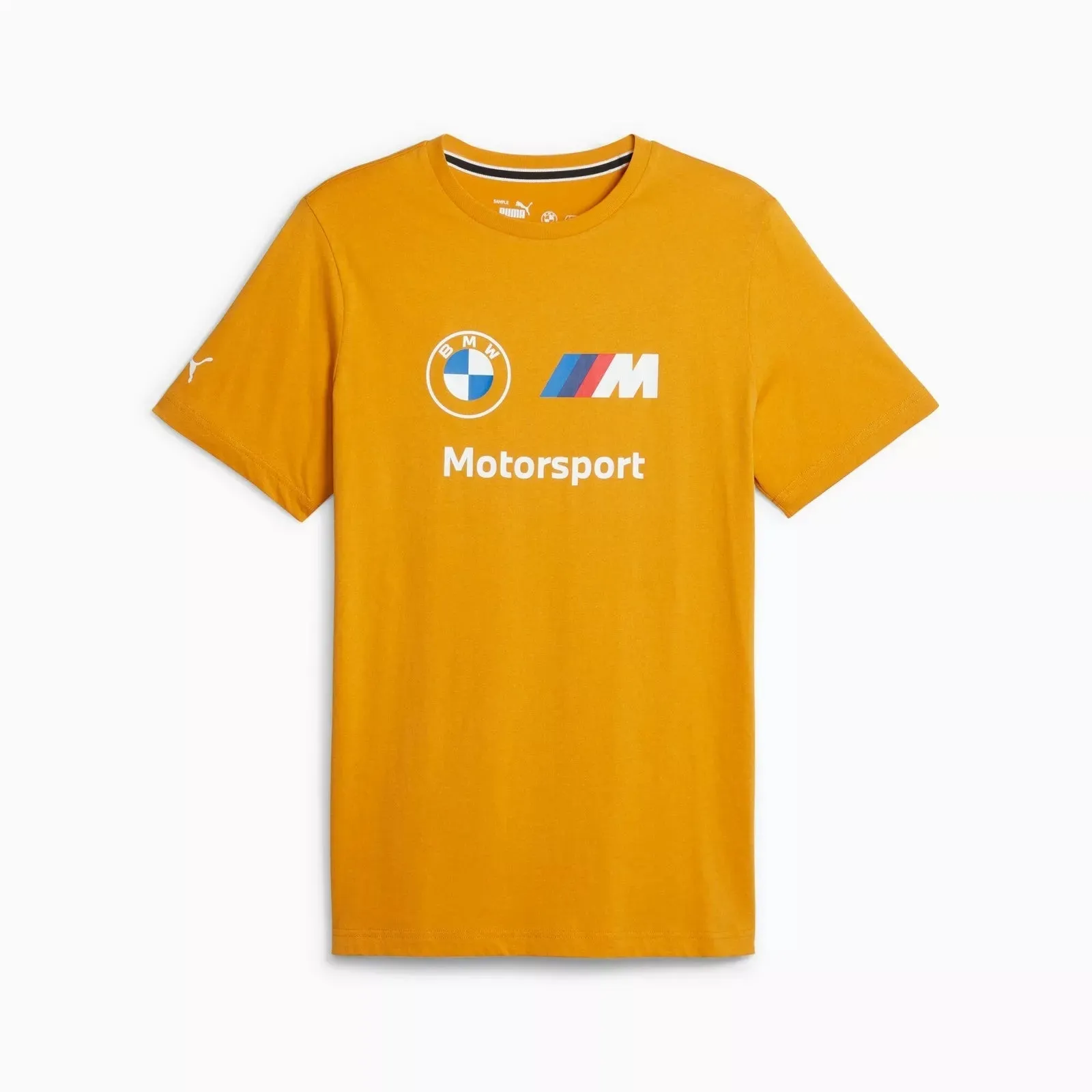 BMW M Motorsport Puma Essentials Logo T-Shirt - Blue/Orange/Blue-M/Black