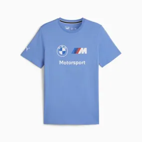 BMW M Motorsport Puma Essentials Logo T-Shirt - Blue/Orange/Blue-M/Black