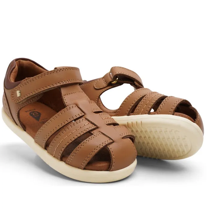 Bobux IWalk Roam Sandal Caramel  Toffee Leather Sandal