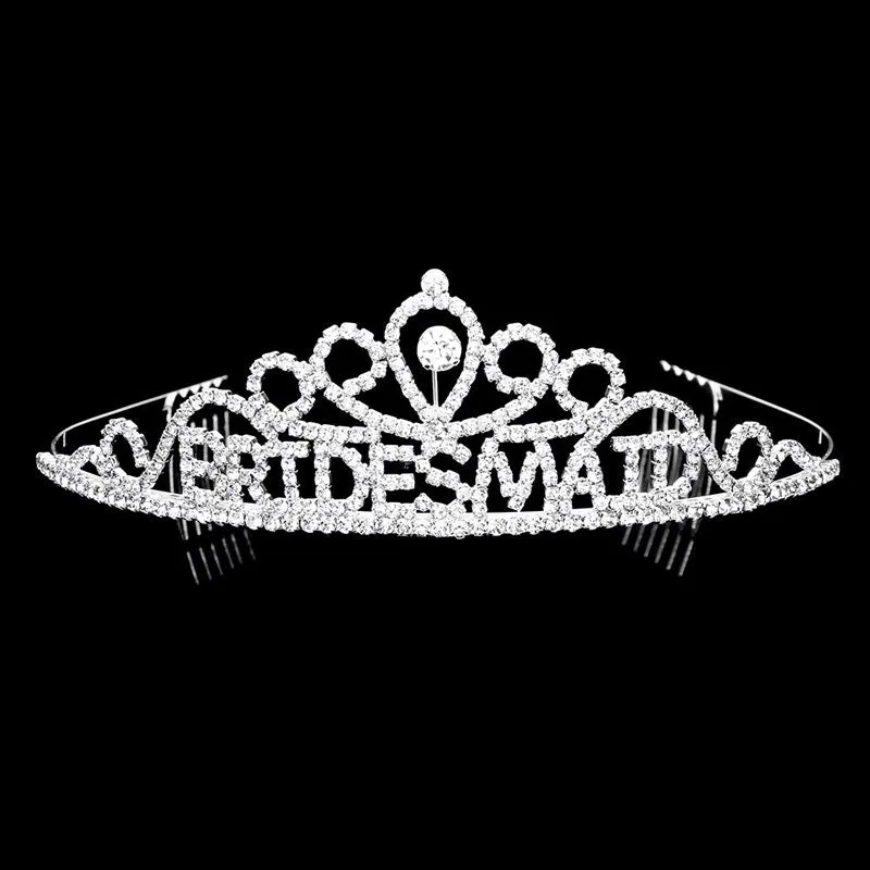 Bridesmaid Rhinestone Pave Party Tiara