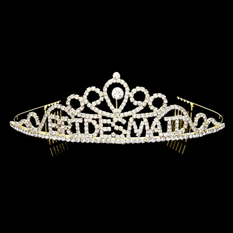 Bridesmaid Rhinestone Pave Party Tiara