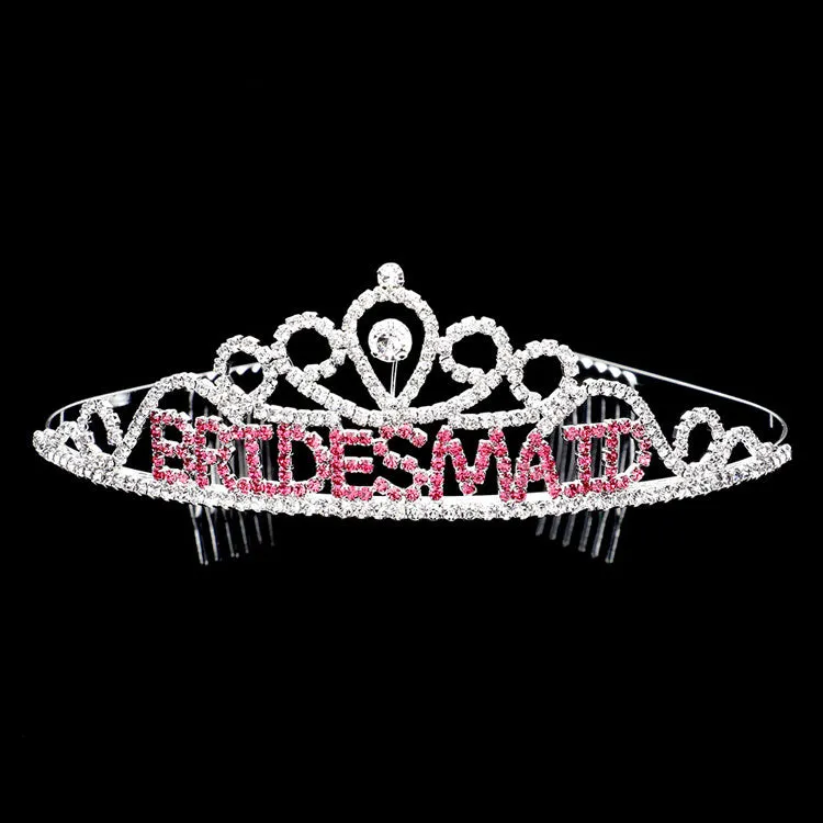 Bridesmaid Rhinestone Pave Party Tiara