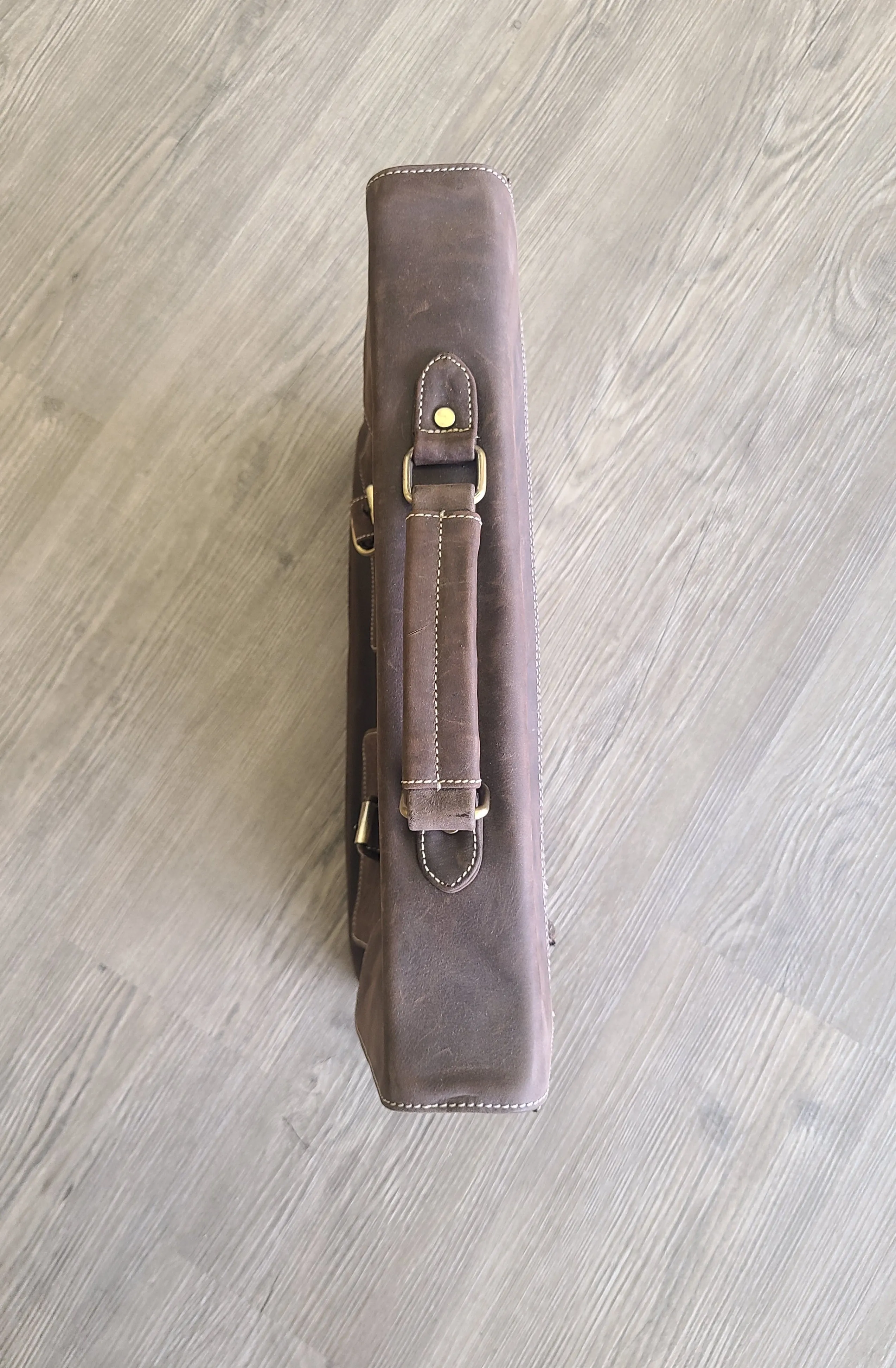 Buffalo Leather Office Messenger Bag