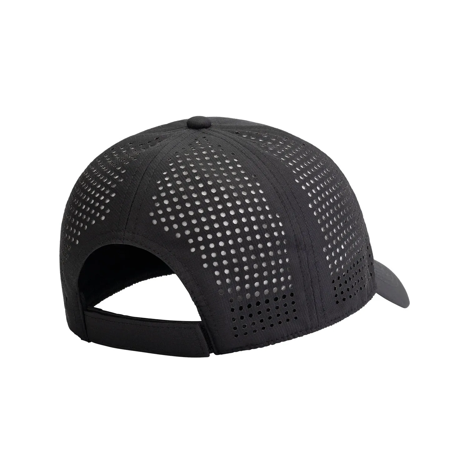 C3297-014 | UNISEX MESH COURT HAT | JET BLACK