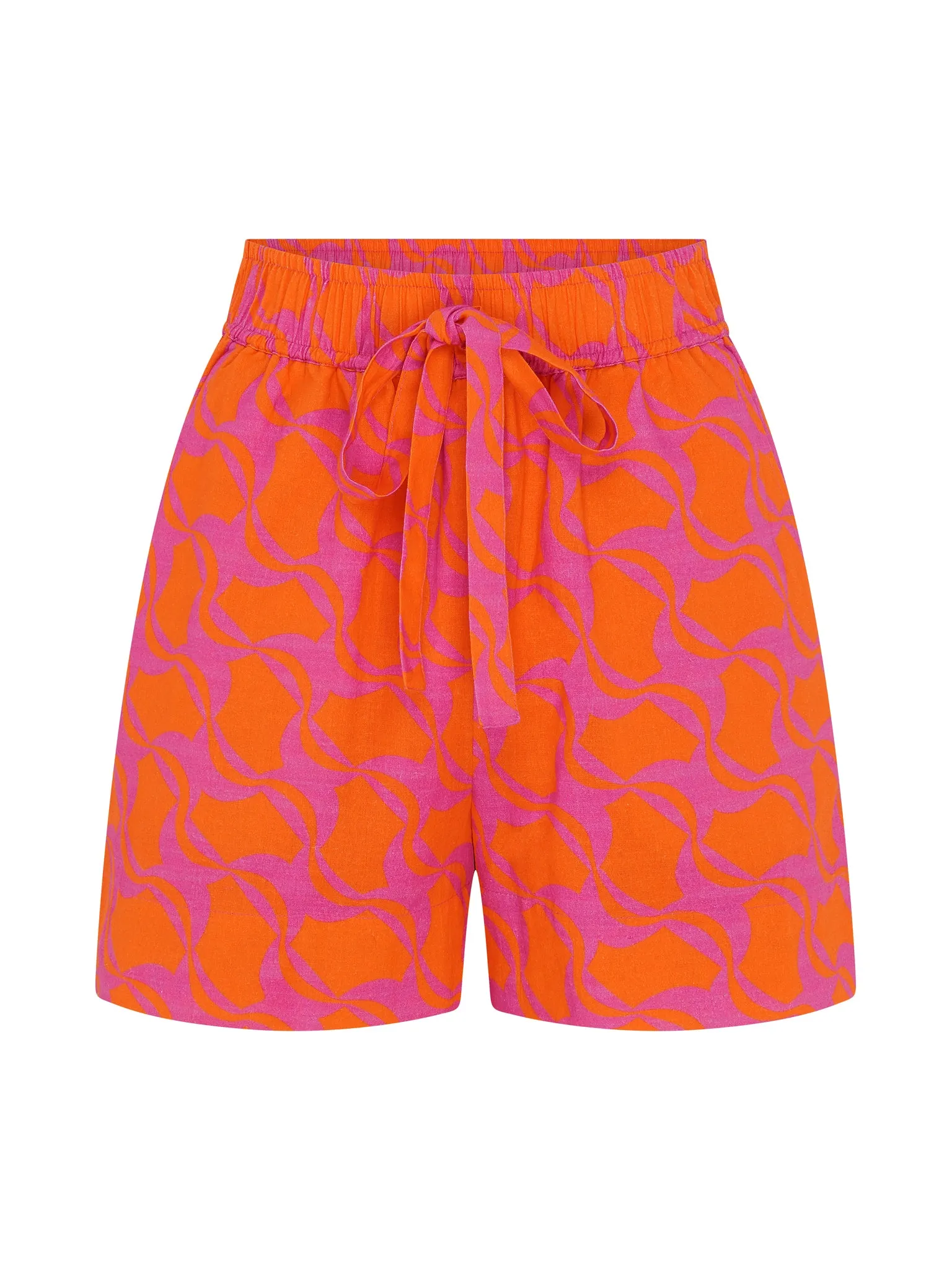 Canaria Elasticated Geo Print Shorts