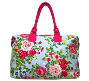 Canvas Beach Bag Floral