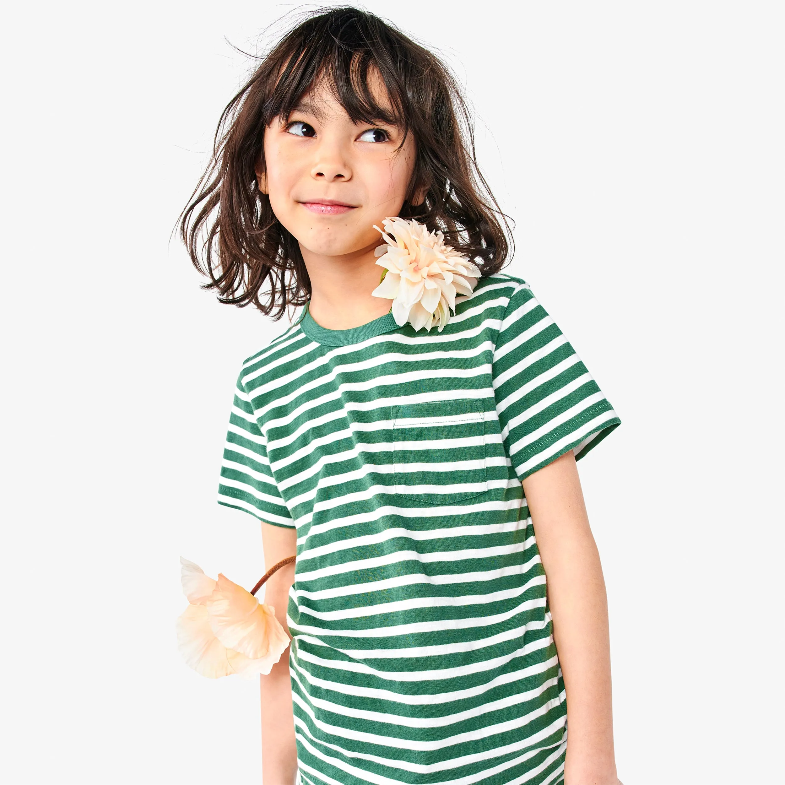 Clearance pocket tee in stripe