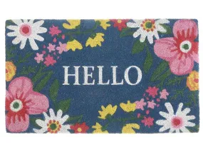 COIR DOOR MAT (FLORAL HELLO)