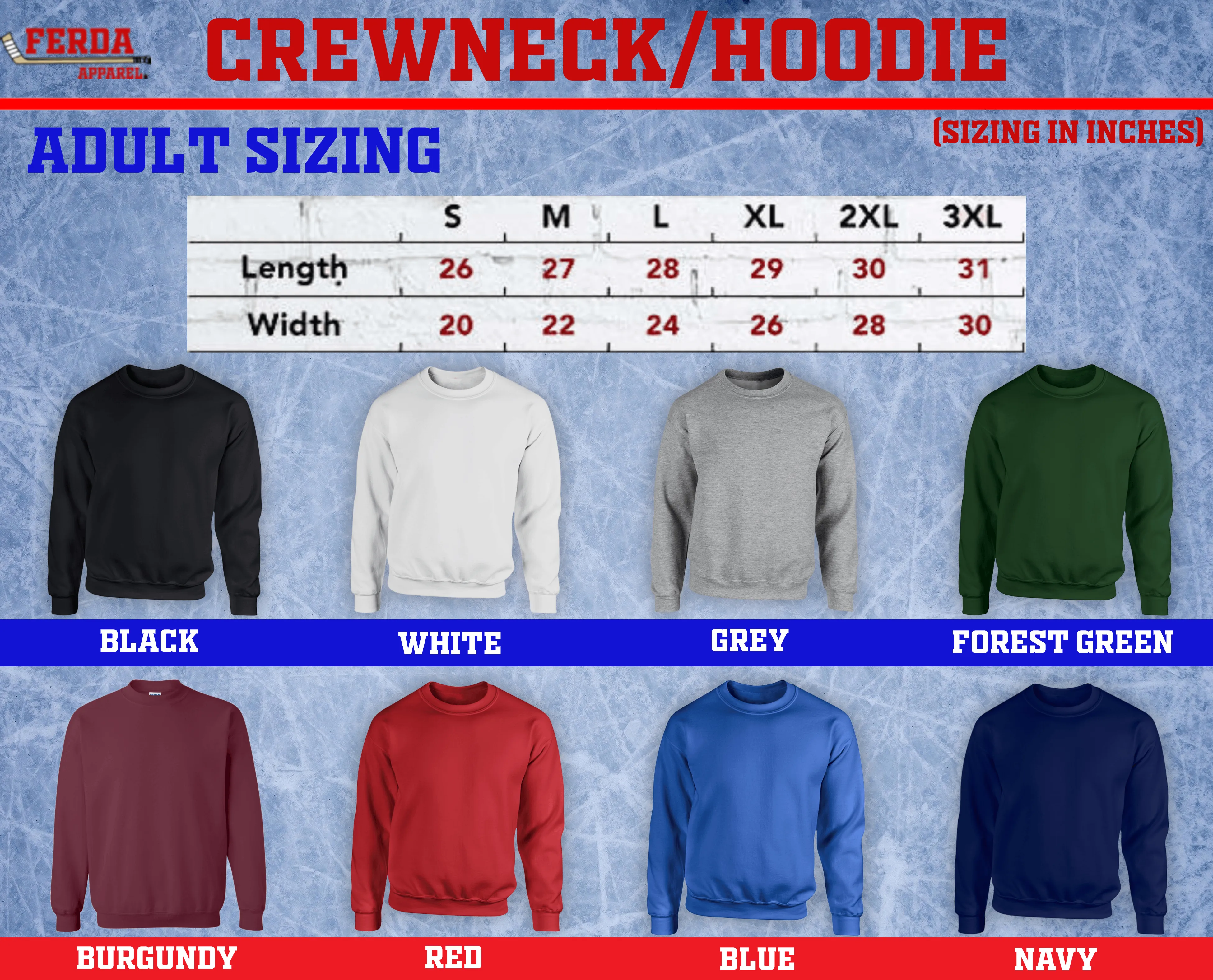 Dangles Leaf Hockey Crewneck Sweater Hoodie FA140