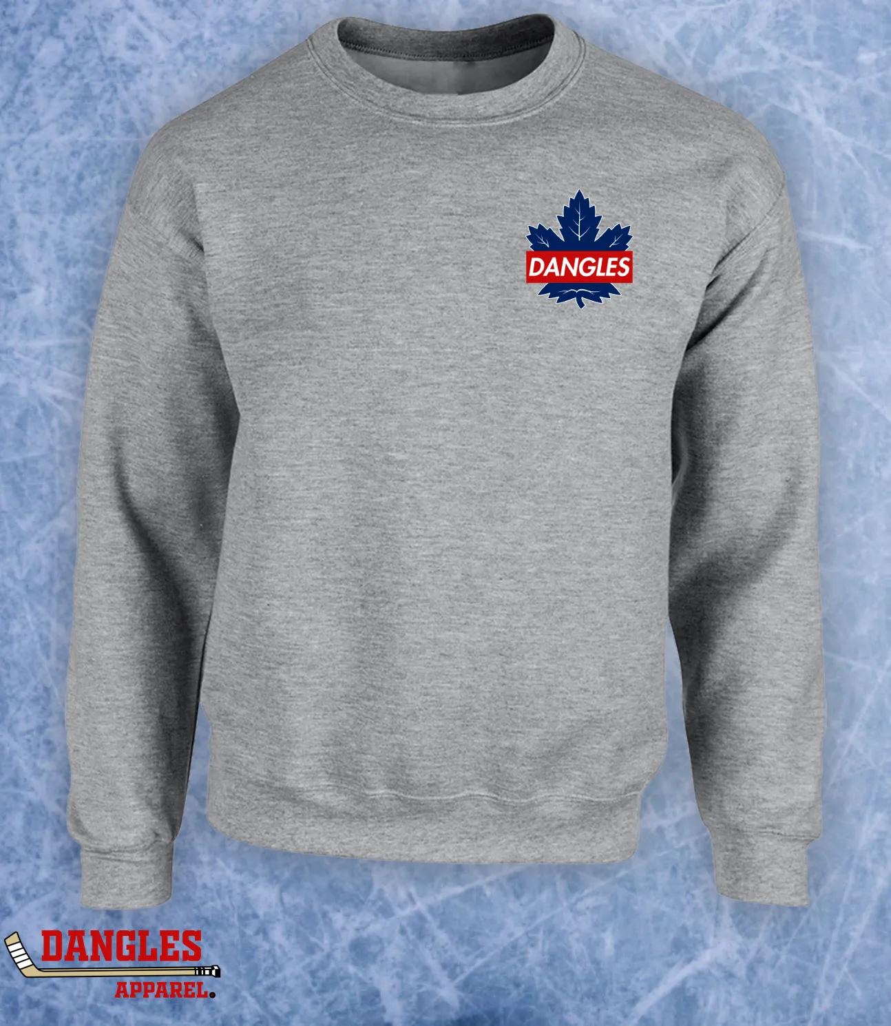 Dangles Leaf Hockey Crewneck Sweater Hoodie FA140