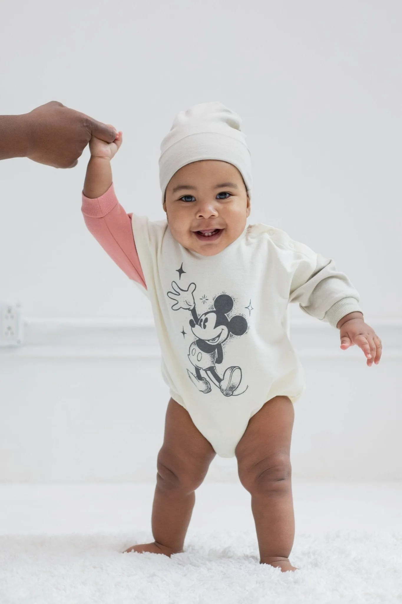 Disney Mickey Mouse French Terry Oversized Bodysuit and Hat