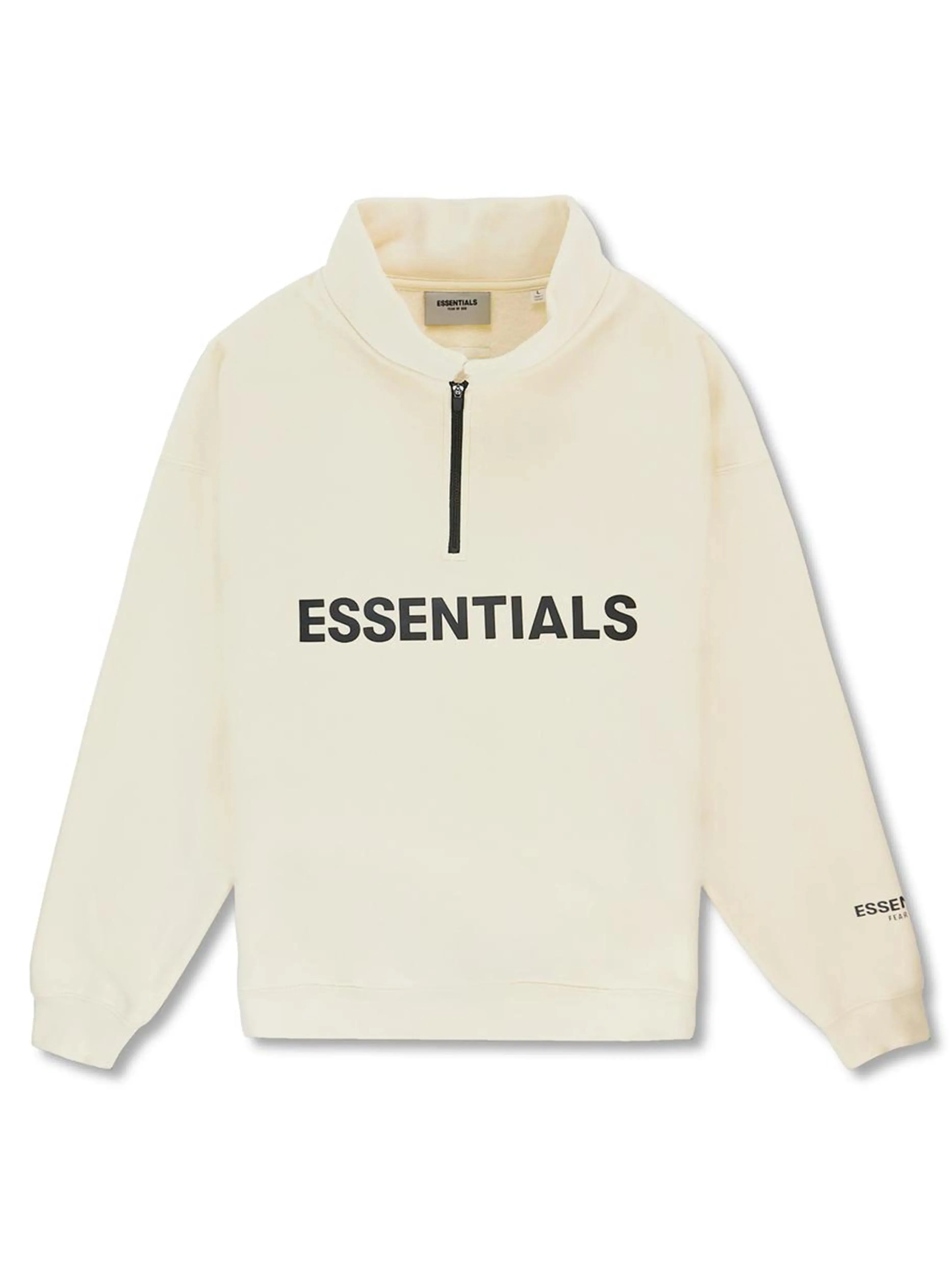 FOG ESSENTIALS HALF-ZIP SWEATSHIRT CREAM