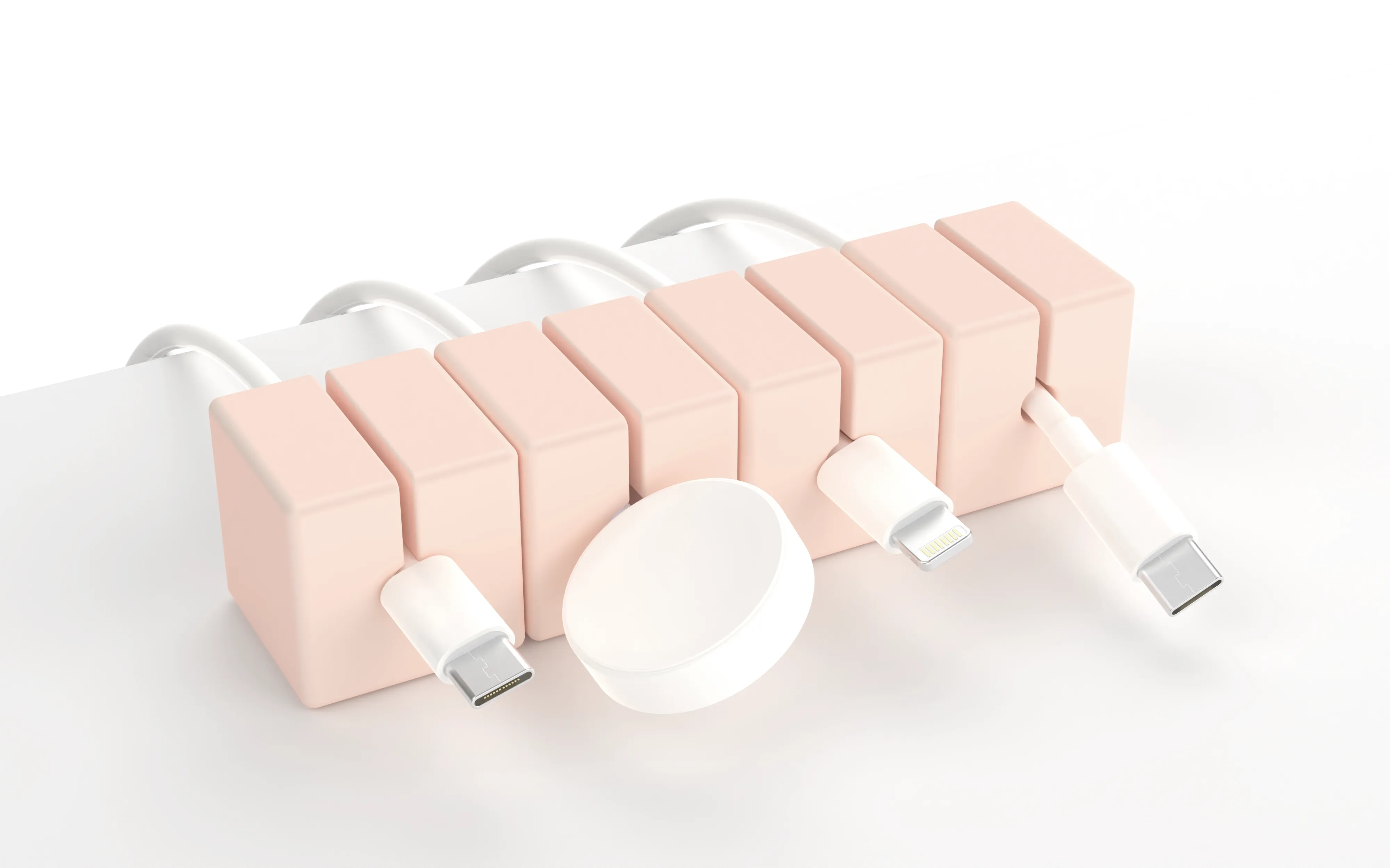 Function101 Cable Blocks - Pink (4 Pack)