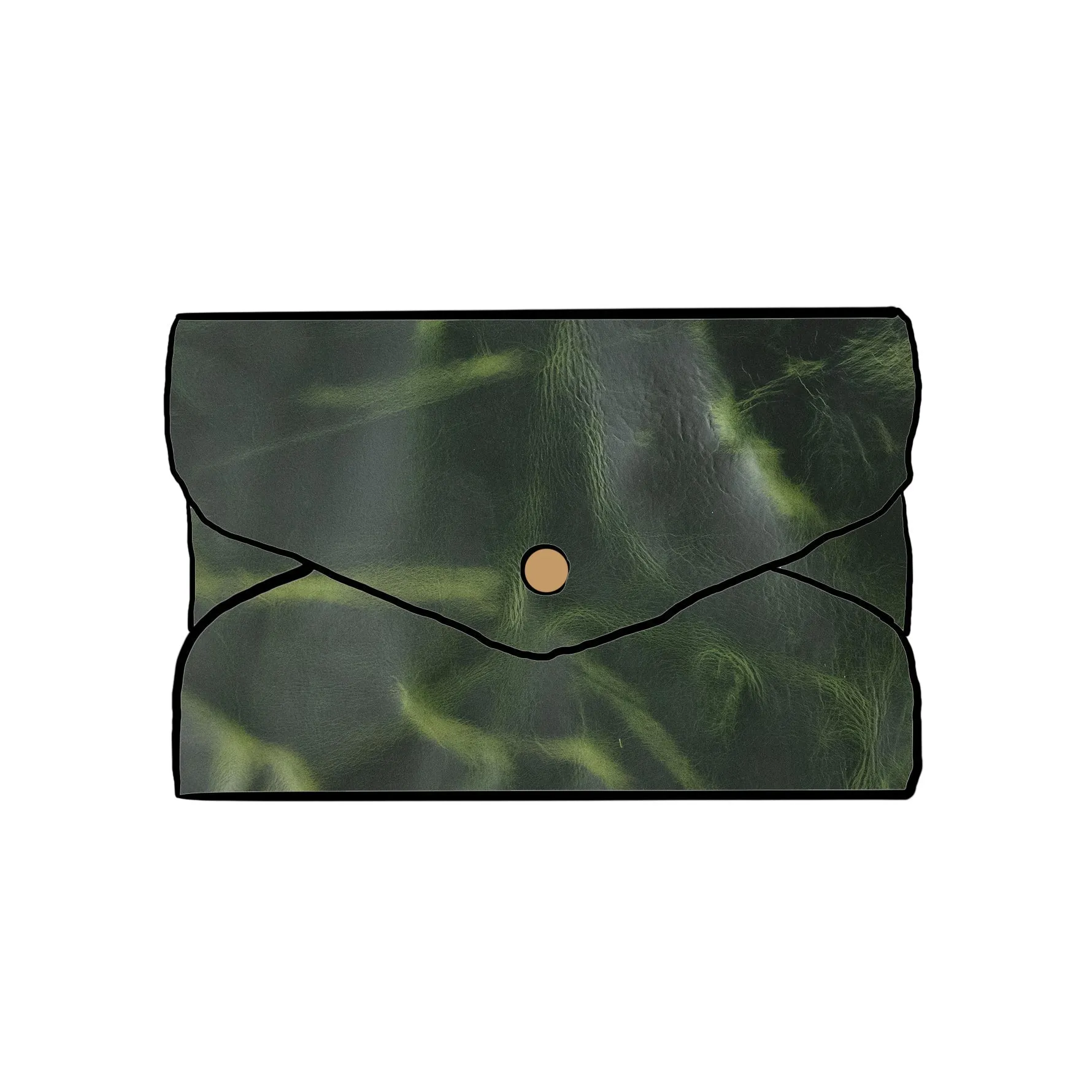 Green Cheaha Envelope Clutch