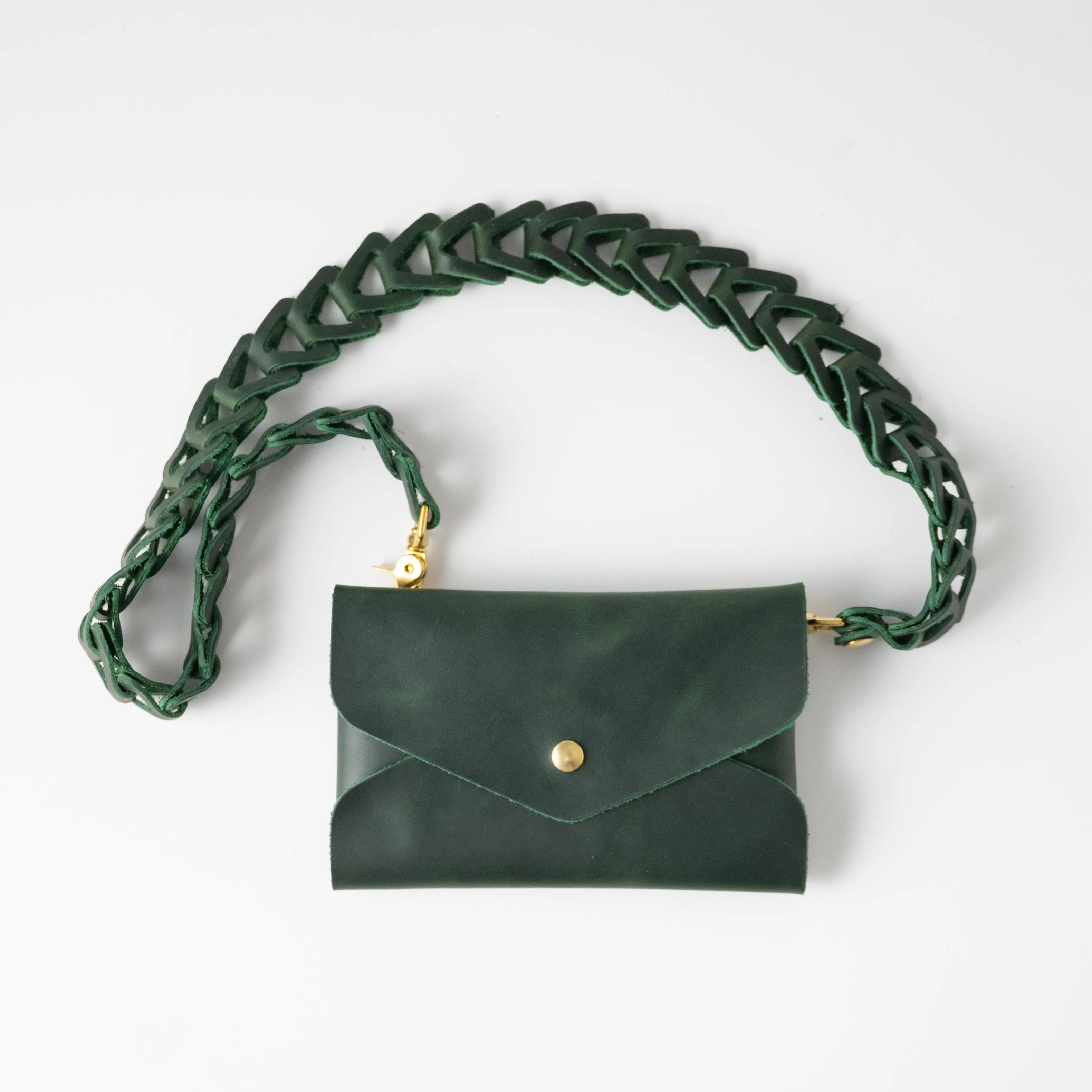 Green Cheaha Envelope Clutch