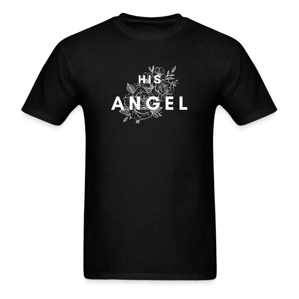 His Angel Black T-Shirt