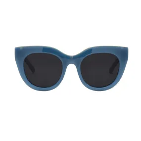 I - SEA - Lana Sunglasses in Sea Blue/Smoke