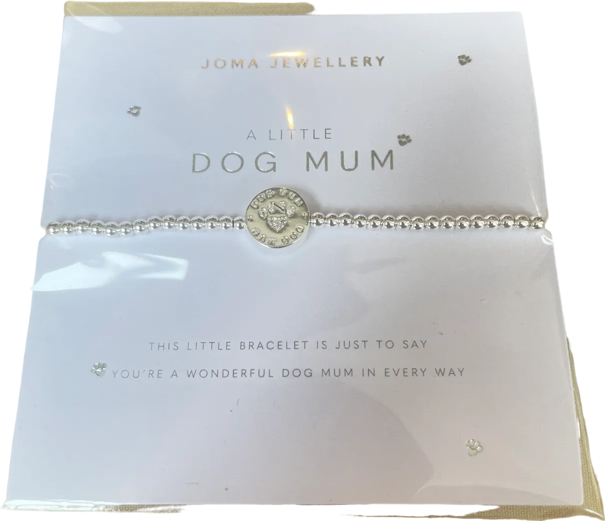 Joma Jewellery Silver A Little 'dog Mum' Bracelet One Size