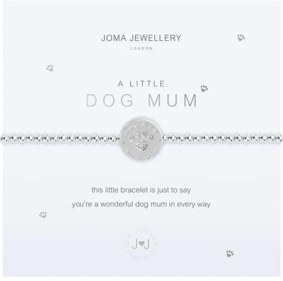 Joma Jewellery Silver A Little 'dog Mum' Bracelet One Size