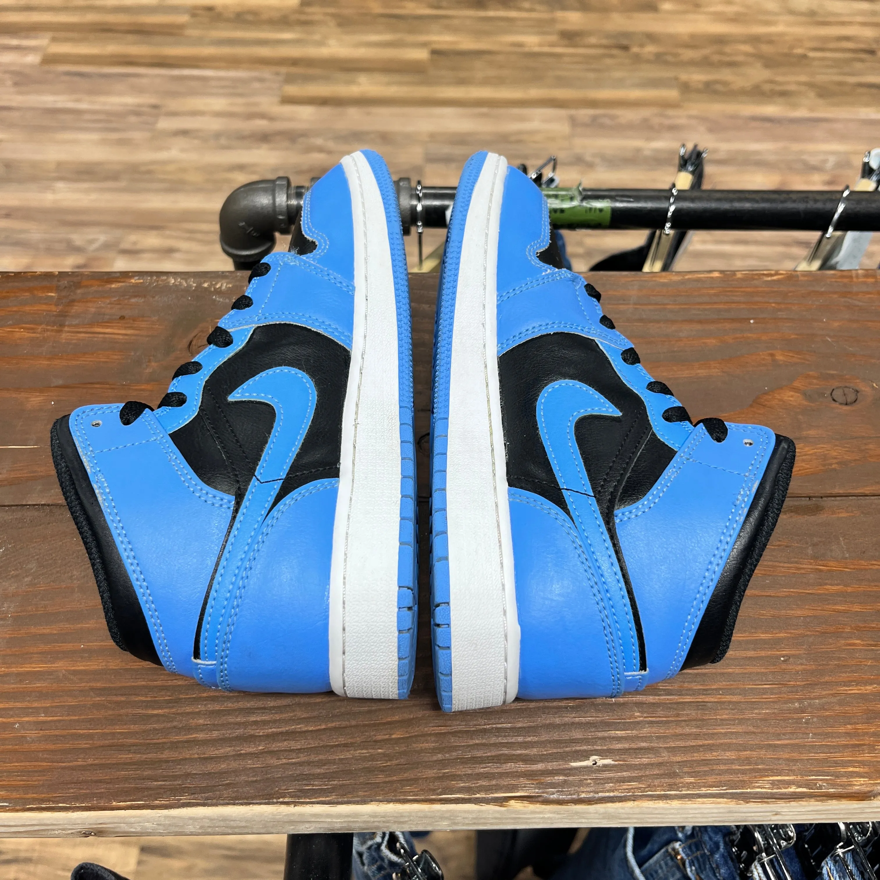 Jordan 1 Mid 'University Blue Black' Size 4.5Y