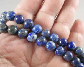 Lapis Lazuli Beads (Natural) Round Various Sizes