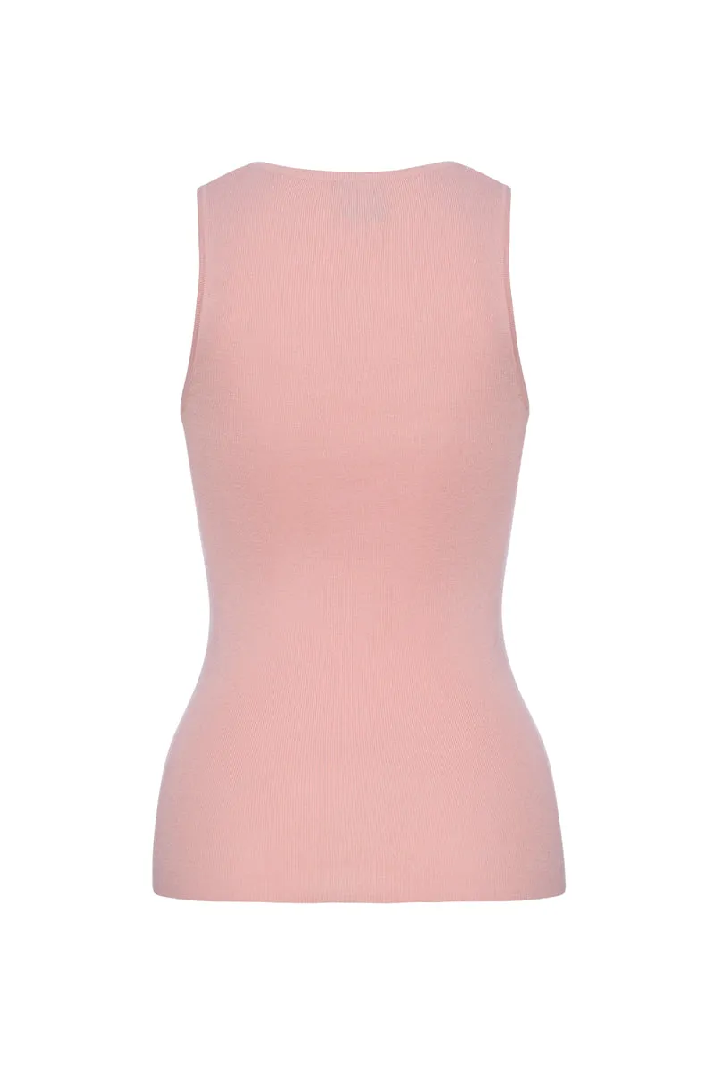 Le Superb Tanks a Lot Top in Blush