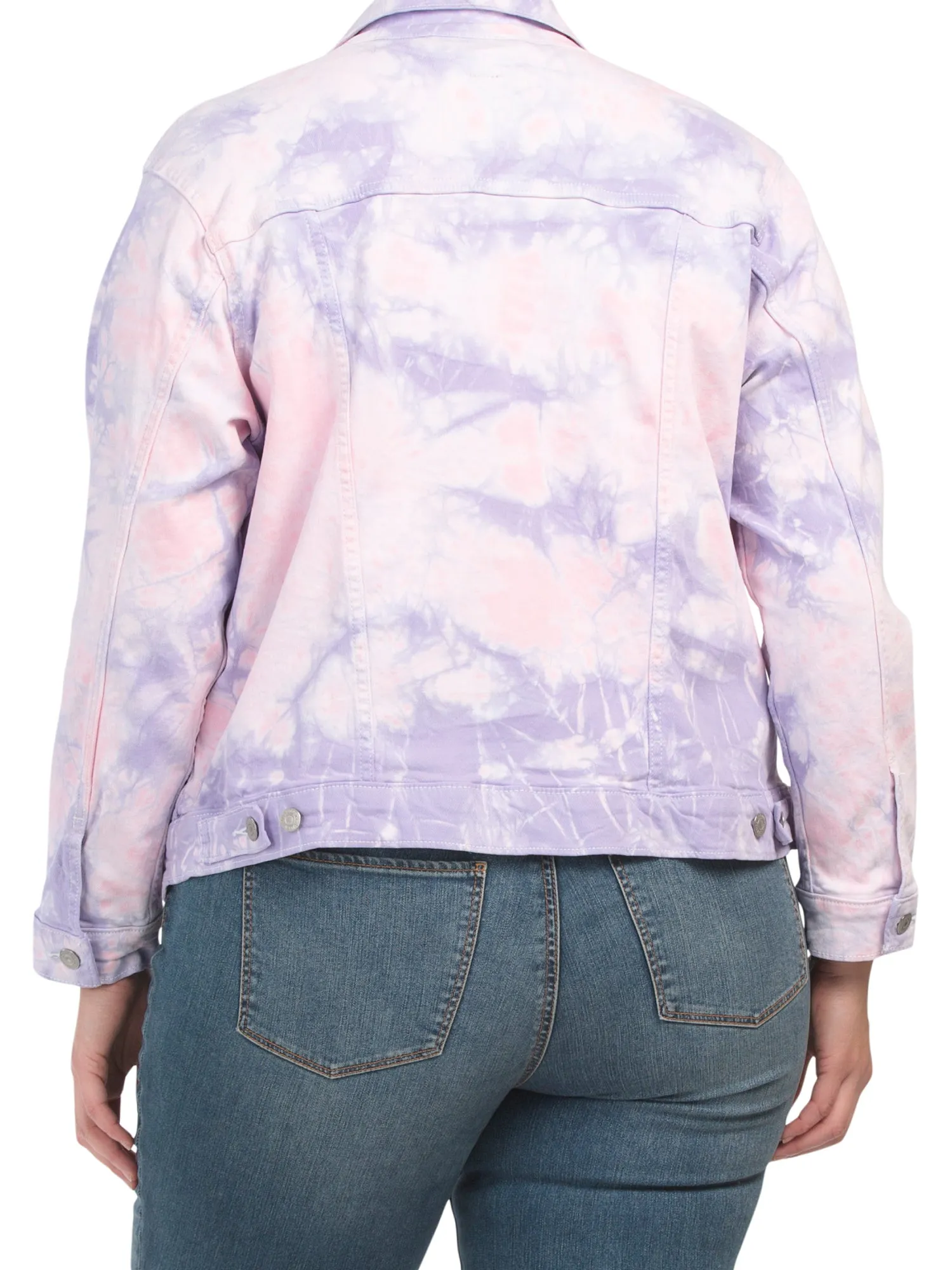 Levi's® Plus Ex-boyfriend Trucker Jacket - Tie Dye