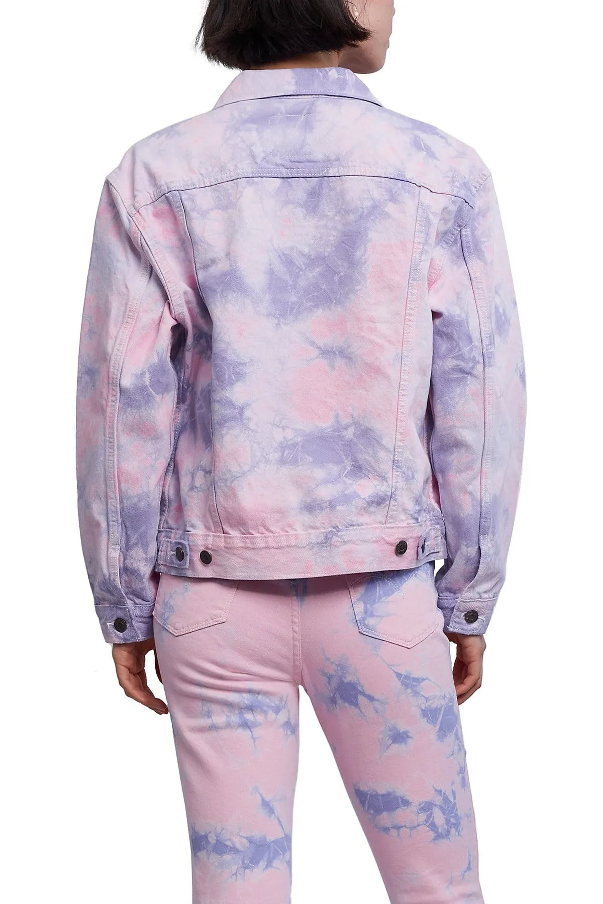 Levi's® Plus Ex-boyfriend Trucker Jacket - Tie Dye