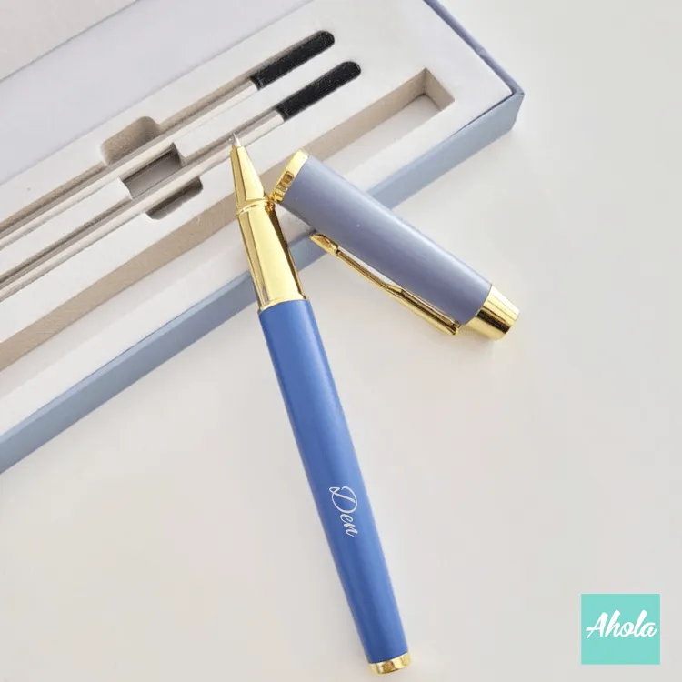 【Liberta】Engraved Rollerball Pen and Refill Set 刻字走珠筆禮品套裝