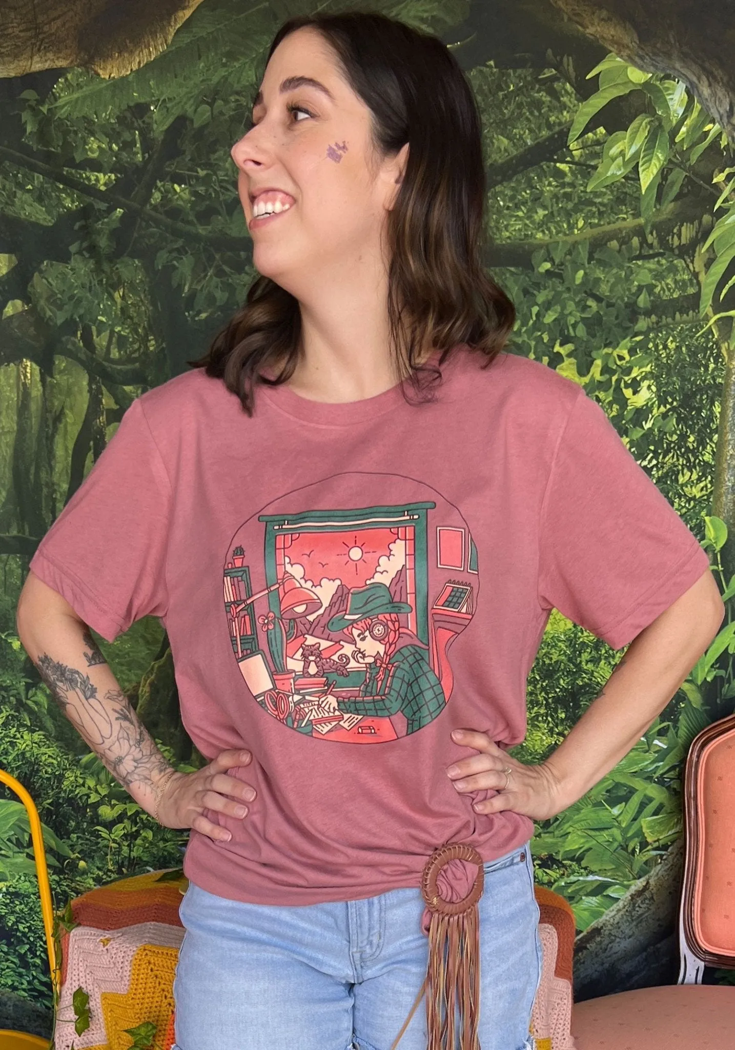 Lofi Cowgirl Tee