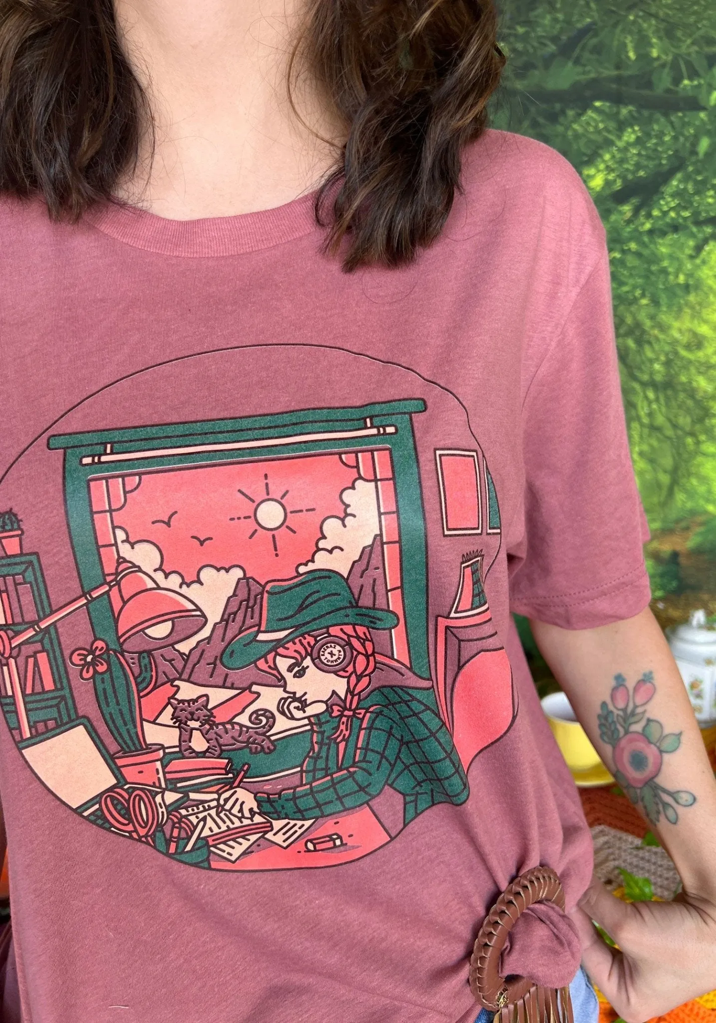 Lofi Cowgirl Tee