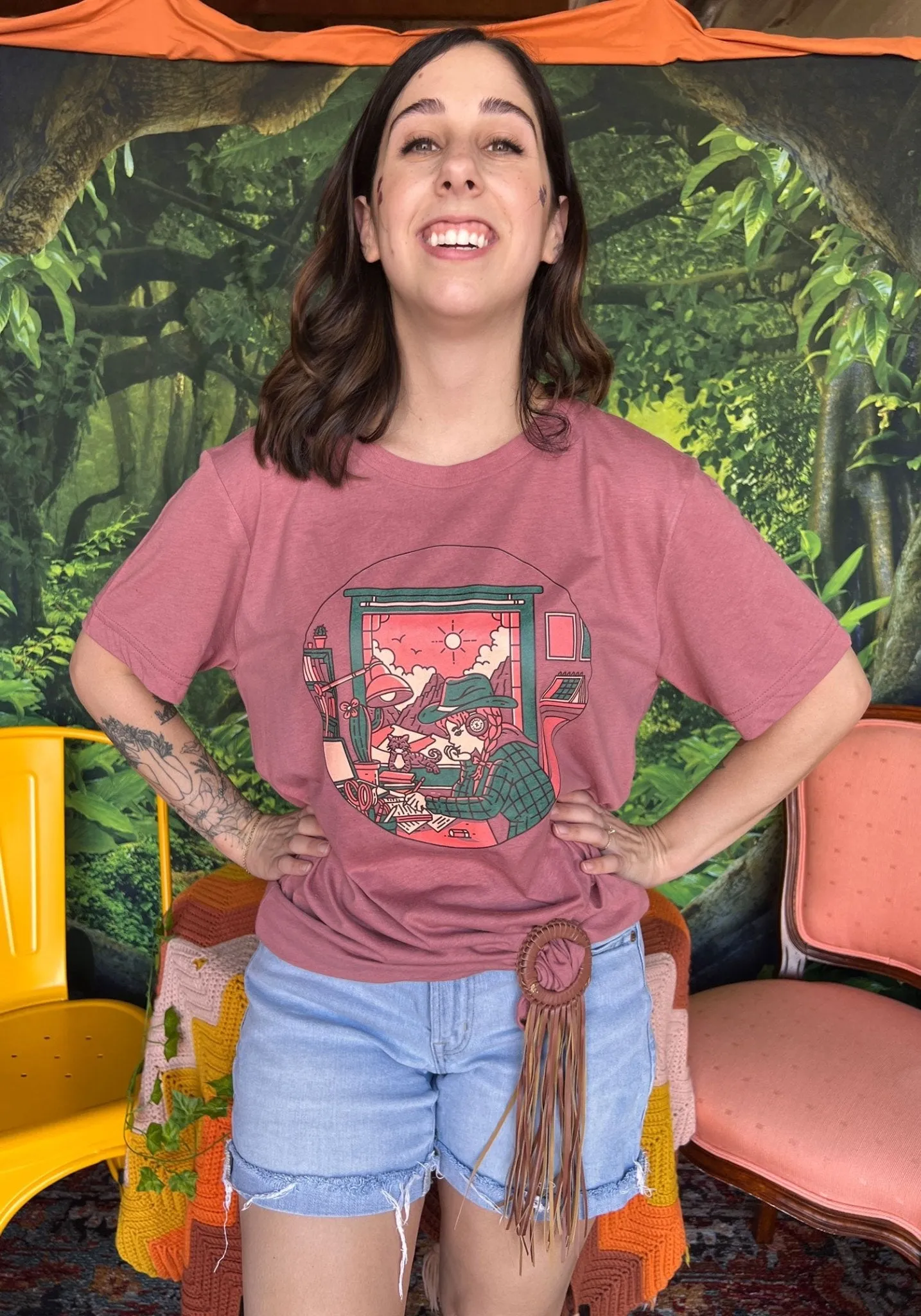 Lofi Cowgirl Tee