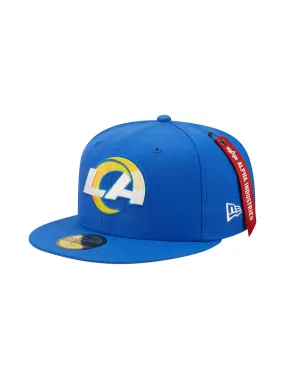 LOS ANGELES RAMS X ALPHA X NEW ERA 59FIFTY FITTED CAP