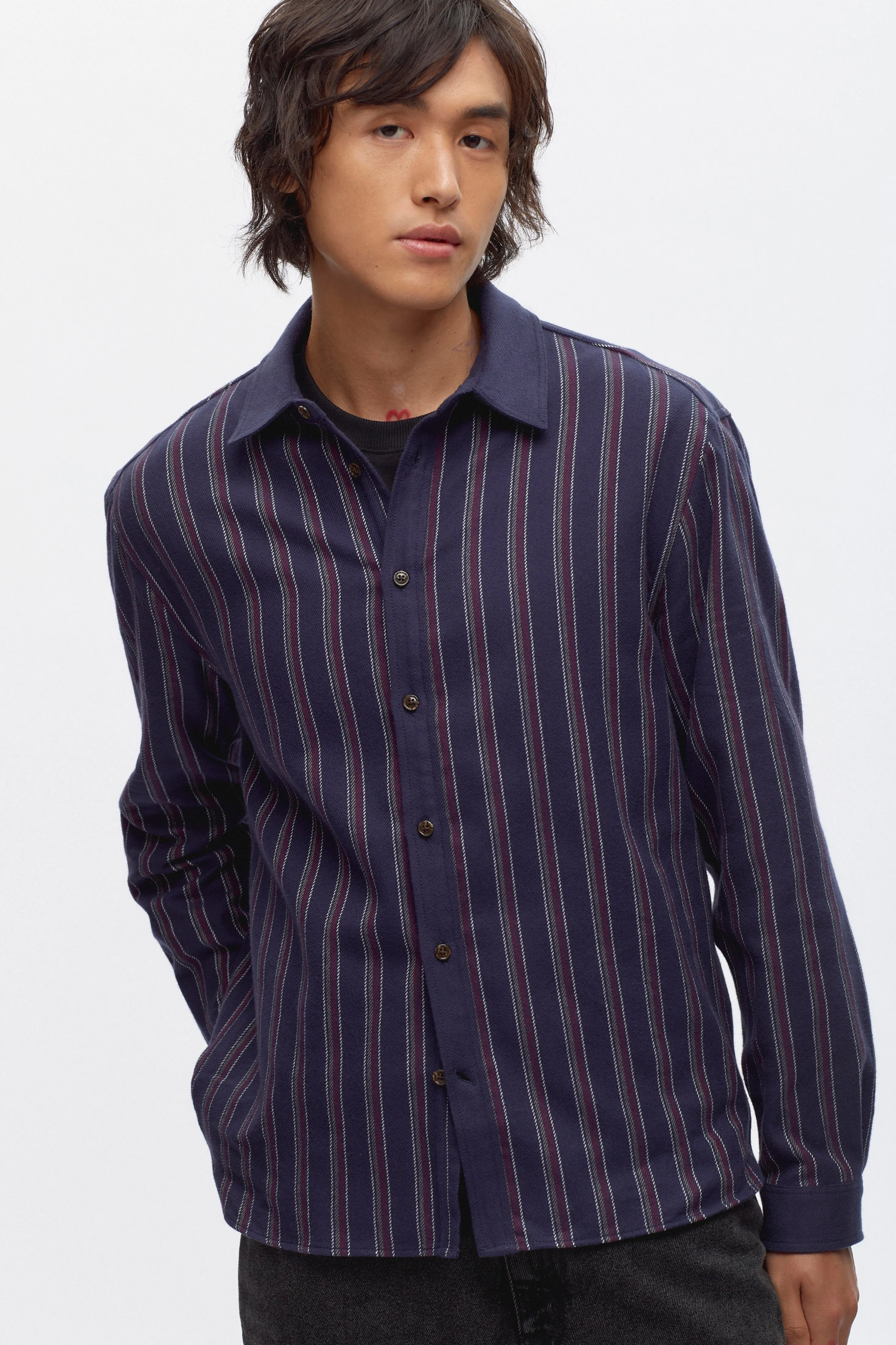 Men's Abaza Shirt in Midnight