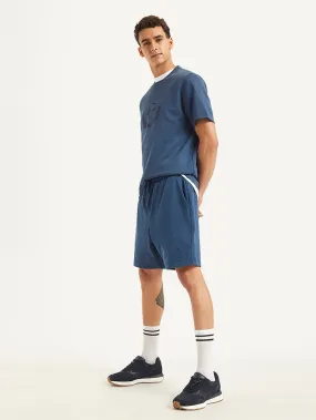 Men's Blue Regular Fit Shorts