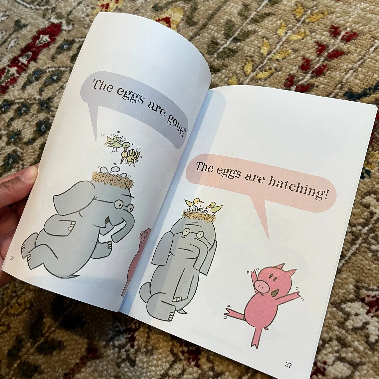 Mo Willems Elephant & Piggie Book There Is a Bird on Your Head!