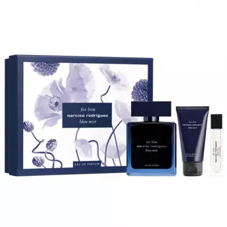 Narciso Rodriguez Bleu Noir EDP 50ml 3-Piece Gift Set - Men